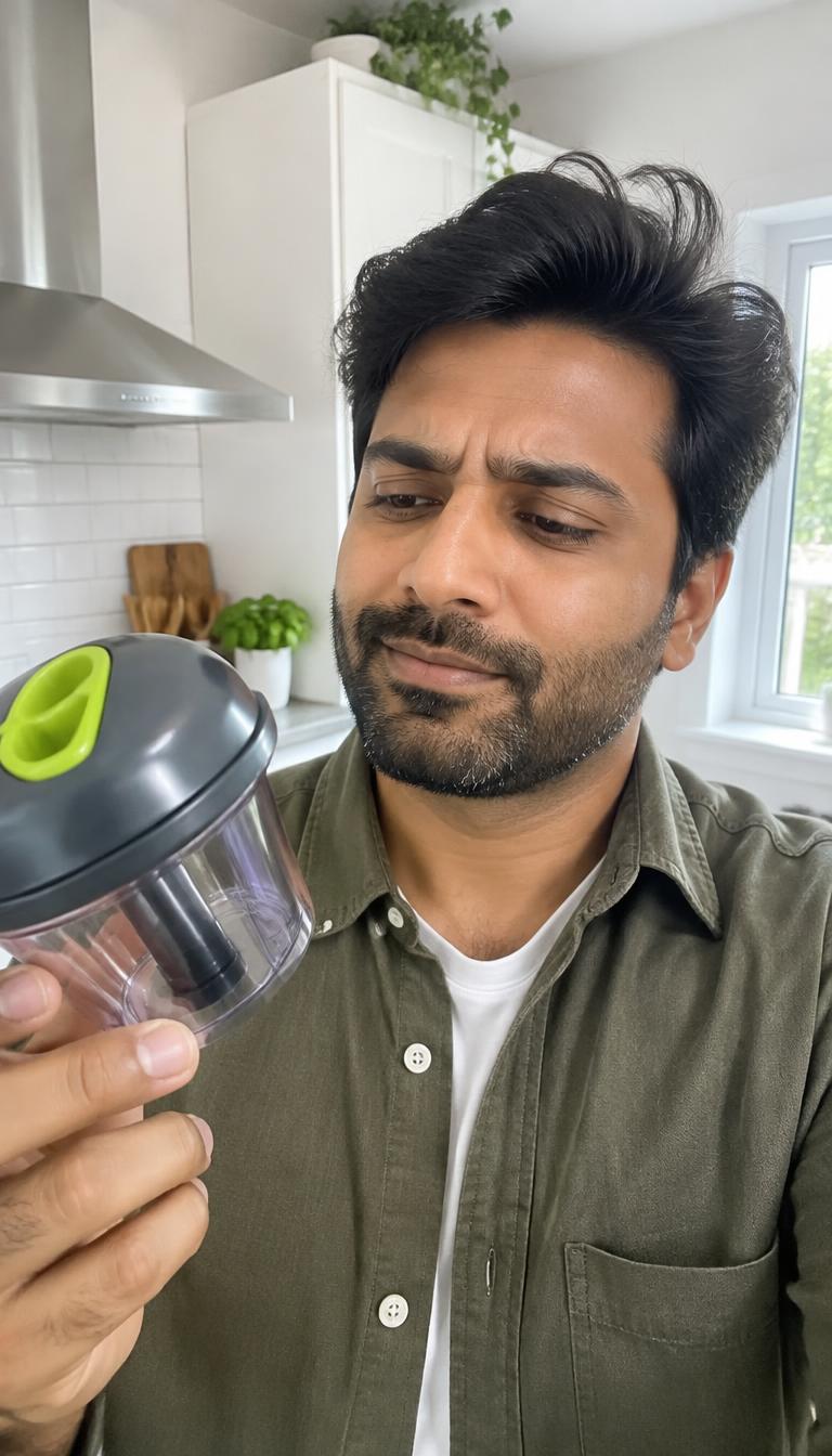 Kitchen gadget test — AI UGC video by Arjun Mehta